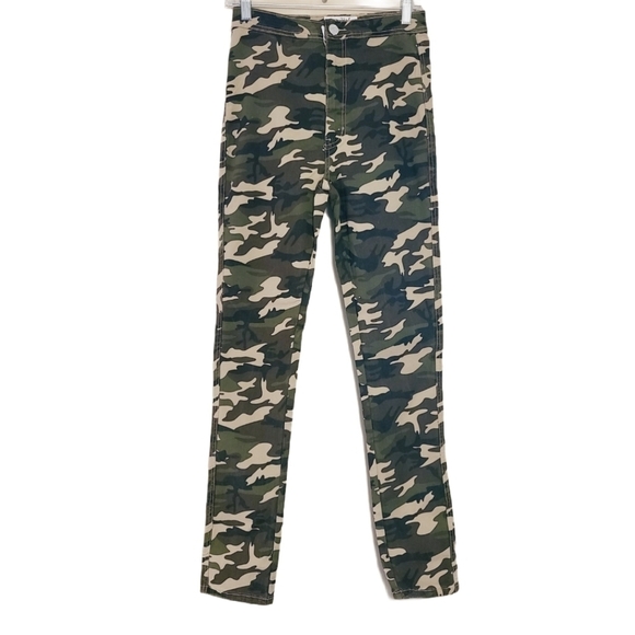 Swanky | Women's SuperGa Camo Printed Skinny Jeans (Size XL) - Picture 1 of 13
